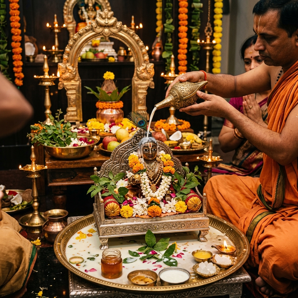 Panchamrut Abhishekam