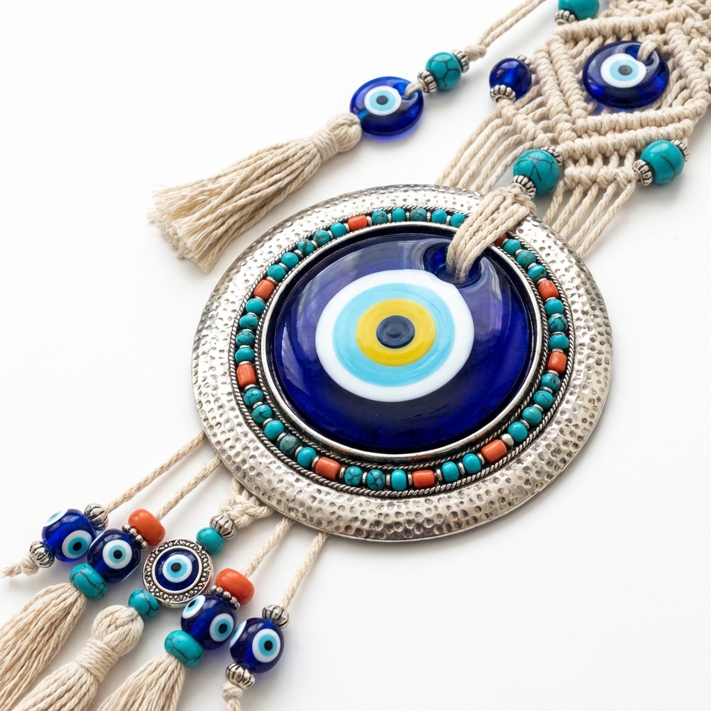 Evil Eye Wall Hanging Gemstone Online